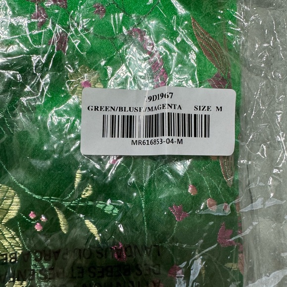 Lulus Make a Move Green Satin Floral Jacquard Strapless
Midi Dress - Picture 7 of 8